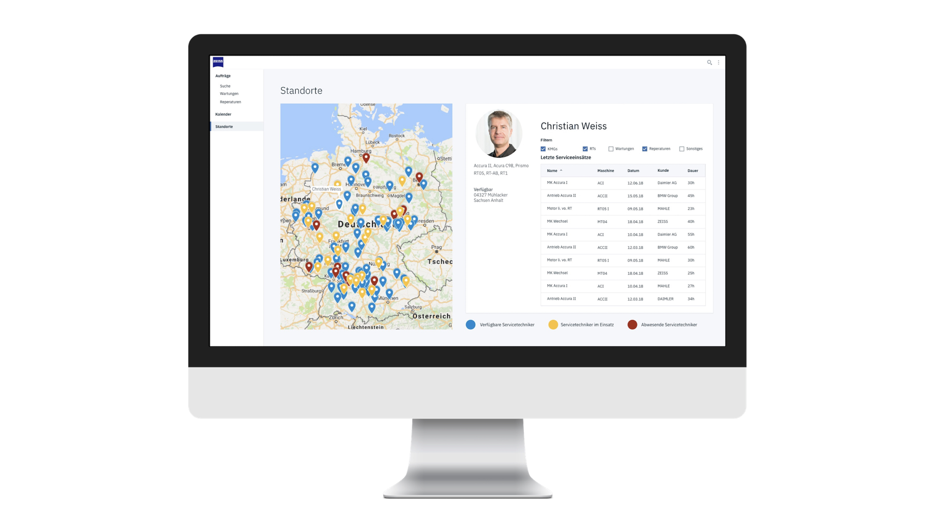 Zeiss Service Tool